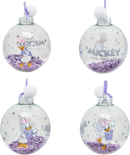 Disney - Set Of 7 Christmas Tree Baubles - Mickey & Friends